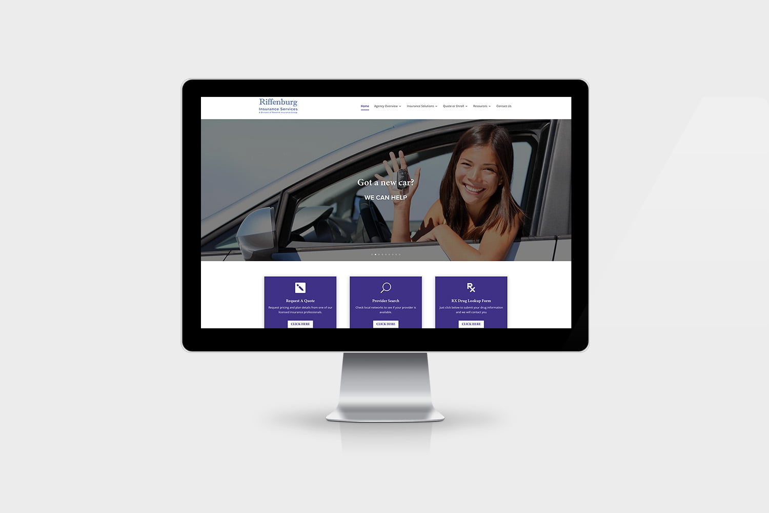 Insurance agency websites for offices with multiple locations.