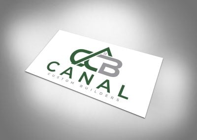 Canal Custom Builders Logo Design